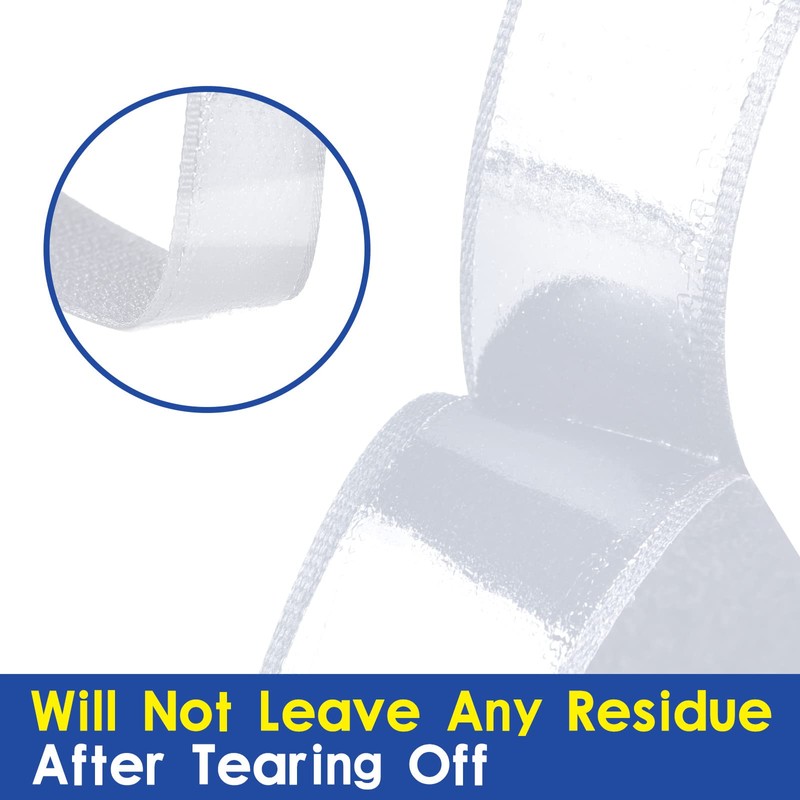 Nurkul 2 Inch x 30 Feet White Self Adhesive Hook