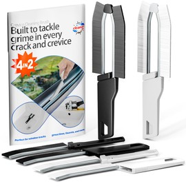 Reinigungsbürste mit harten Borsten für den Haushalt, Fugenbürste für kleine Enge Räume, Multifunktionale Bürste für Badezimmer, Küche, Auto, Fensterrahmen, Spülen, Ecken, Kanten und Lücken