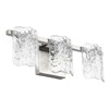 Osimir 3-Light Bathroom Vanity Light, Brushed Nickel Bathroom Light Fixture