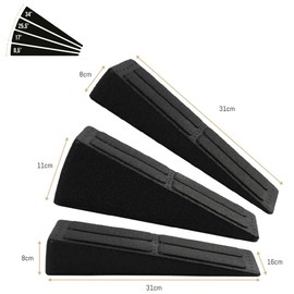 Bozeera Calf Stretcher Wedge Set | For Stretching and Training: Calf Straightener, Leg Extender, Knee Wedge, Mobilisation Wedge, Foot Wedge | Includes Video Instructions, Poster & Bag