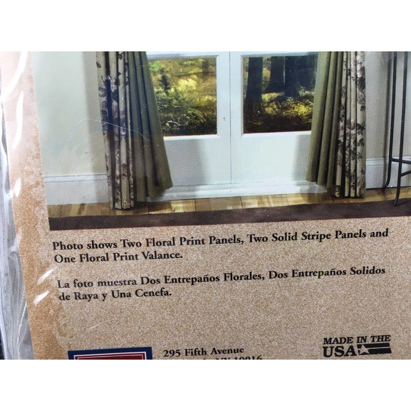 Arley (1)Vintage Rod Pocket Panel 42”x84” Solid/Stripe Panel Foam Back