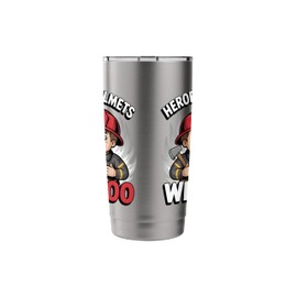 Funny Heros in Helmets Wee Woo Crew Stainless Steel Insulated Tumbler
