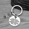 Cross Country Runner Keychain, Christian Faith Charm, I Can Do