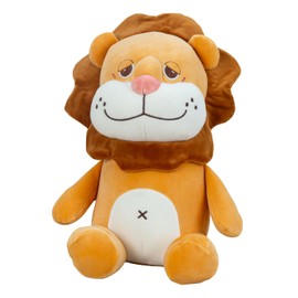 Lifestyle & More Baby Plush Toy Lion Made of Super Soft Spandex Plush Height 25 cm Width 25 cm