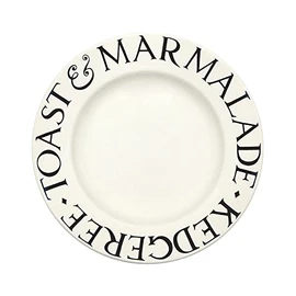 Emma Bridgewater Black Toast 8 1/2 Dessert Plate | 1BLT010063