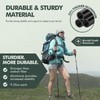 KINGGEAR Nordic Walking Stick, TP1 Hiking Poles Retractable Lightweight 7075