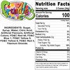 Fruidles Candy Cane Sticks Suckers, Old-Fashioned Multicolored Lemon Flavor, Individually