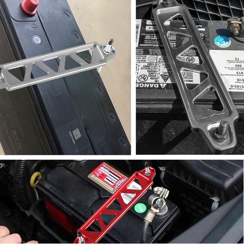 Htostar Racing Battery Hold Down Bracket, Aluminum Alloy Battery Tie