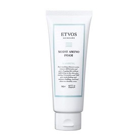 ETVOS Facial Cleansing Foam, Moist Amino Foam, 3.2 oz (90 g), Human Ceramide, Amino Acids, Dry and Sensitive Skin