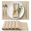 Placemats Set of 6, 30x45cm PVC Table Mats, Heat Resistant