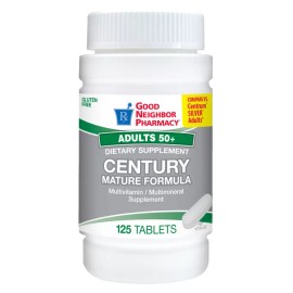 GNP CENTURY MATURE MULTIVITAMIN TAB 125CT