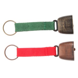 BESPORTBLE Bear Bells for Hiking Camping 2 Pack Multi-use Metal Bell Soft Tassels