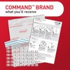 Command - Miniclips transparentes para luz, 45 clips, 54 tiras