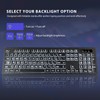 Wireless Keyboard and Mouse - Large Print Wireless Keyboard, KOPJIPPOM