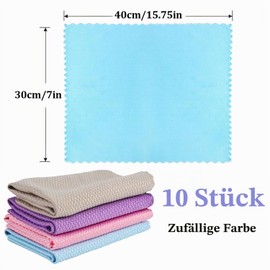 10 x Microfibre Cleaning Cloths 40 x 30 cm Microfibre Cloths Cleaning Cloths