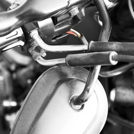 HDBUBALUS Motorcycle Throttle Cable Fit for Harley Sportster Iron XL 883 1200 Dyna Softail Road King (Length: 130cm)