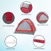 Wakeman 2-Person Camping Tent – Includes Rain Fly and Carrying