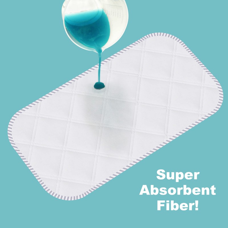 Sunny zzzZZ 6 Pack Baby Waterproof Changing Pad Liners -