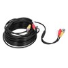 Portable CCTV Cable 3-In 1 Video Audio Power Cord BNC+RCA+DC