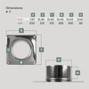 Vent Systems 8" Inch Stainless Steel Chimney Top Plate –