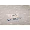 David Fussenegger Mila Baby Blanket with Stick 'Be Happy' 75