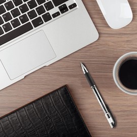 Advantage Gifts Twin Checker Dual-tip Highlighter, Chisel Tip, Yellow/Orange Ink, 6-pk; Bundle with Plastic Reusable Pouch