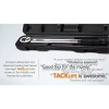 TACKLIFE 3/8-Inch Drive Click Torque Wrench 10-80 ft.-lb. / 13.6-108.5