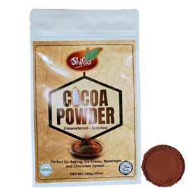 Cocoa Powder Unsweetened, Shifaa Alkalized - Reddish Brown:10-12% | Rich in Antioxidants, High Fibre & Protein | No Sugar Added | Vegan, Non-GMO | Halal & Kosher | For Baking, Drinks, Desserts – 10oz