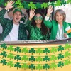 St Patricks Day Decorations - 4PCS Shamrock Garland Banner for