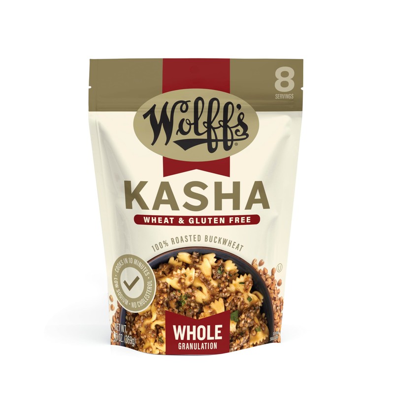 Wolff's Kasha (Whole Granulation) - 100% Roasted Buckwheat