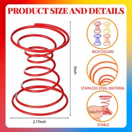 Fiwochic 12 Pcs Ice Cream Cone Holders Bulk Reusable Snow Cone Cup Holders Multicolored Metal Spiral for Holding Smoothies Drinks Snacks for Kitchen Birthday Summer Holiday Picnic Party Supplies