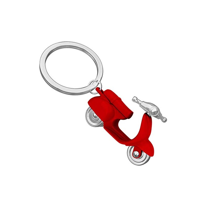Meta(l)morphose® MTM933-01 Metal Keychain, Scooter, Red 7, Key Ring, Key
