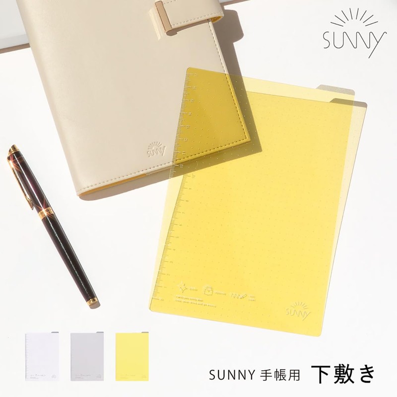 Iroha Publishing ajiki SUNNY Notebook, Weekly/Daily Use, B6 Size (Yellow)