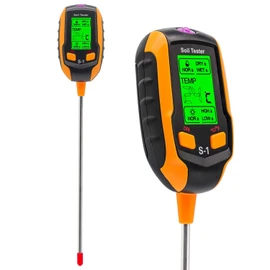 RUIZHI Soil PH Tester 4 in 1,Soil Moisture Meter Testing Kit Suitable for Indoor and Outdoor, Lawn, Greenhouse, Garden, Farm