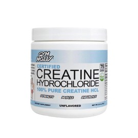 Gym Molly Clorhidrato de creatina en polvo, hidrocloruro de creatina altamente soluble, sin sabor, vegano, suplemento de entrenamiento para hombres y 