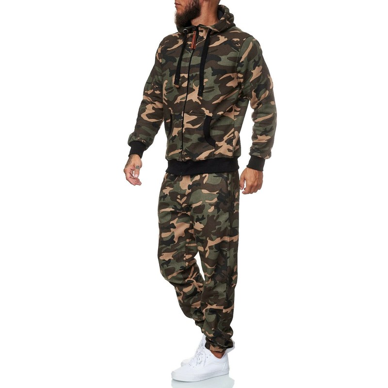 HHGKED Sweat suits men Tracksuits 2 Piece sets Athletic Jogging