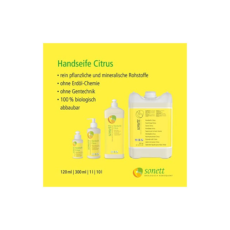 Citrus Hand Soap Care for Hands, Face and Whole Body