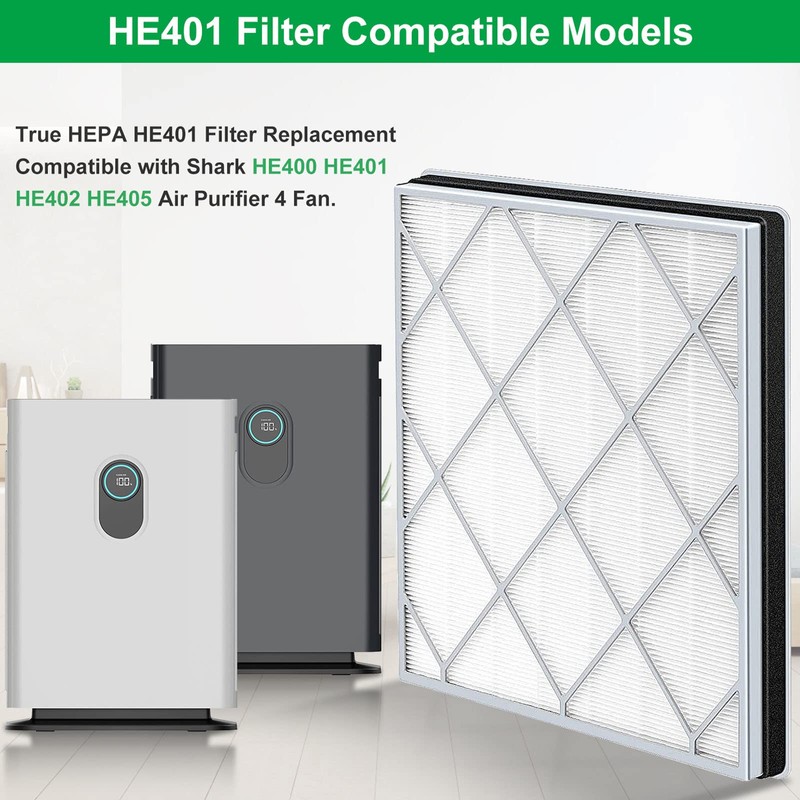 NXBHG HE401 Filter Replace for Shark Air Purifier 4 Replacement