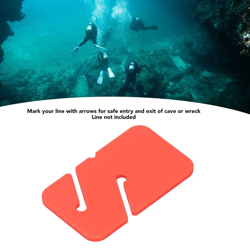 4PCS Scuba Choice Cave Diving Line Marker Compact Easy Visibility