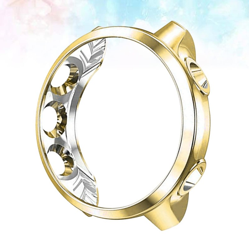 Gatuida 2pcs Electroplated Protective Cover for Smartwatch Flexible TPU Case