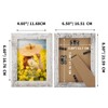 PETAFLOP 5x7 Picture Frame Set of 7, Distressd Rustic Frames