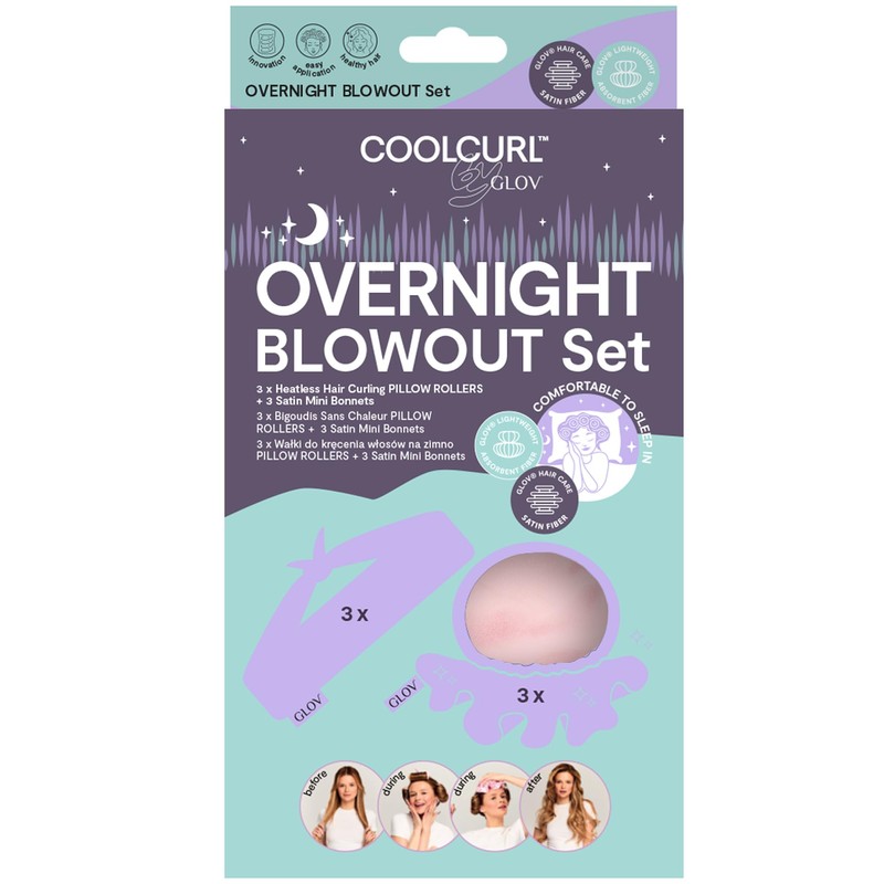 GLOV Overnight Heatless Curler Overnight Curls Heat Curl Curler