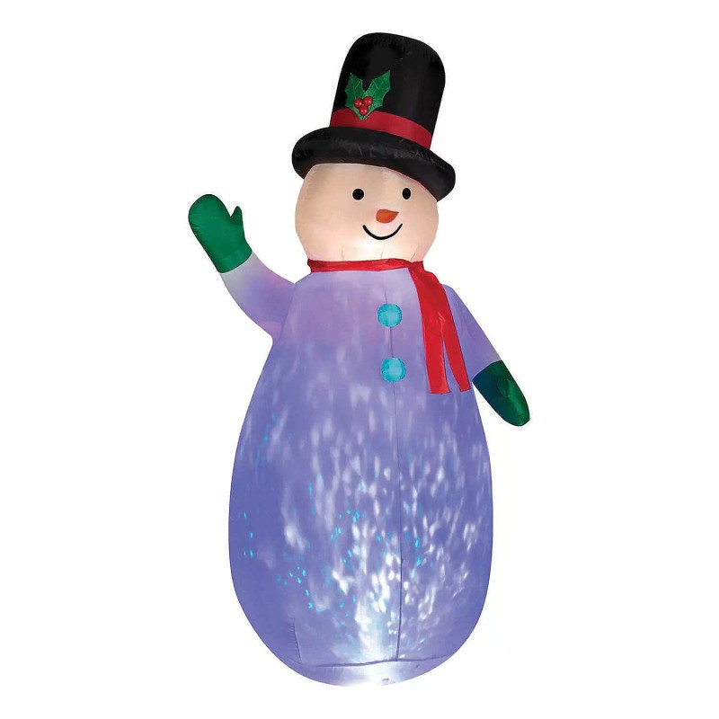 Gemmy Airblown Projection Snowman - Gemmy