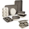 Goodful All-In-One Nonstick Bakeware Set, Stackable and Space Saving Design