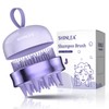 SHINLEA 2 in 1 Scalp Massager Shampoo Brush, Soft Silicone