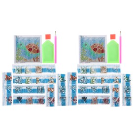 2 Set 5D Diamond Painting DIY HandMade CrossStitch Embroidery for Children Decoration Craft