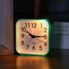 AMIR Analog Alarm Clock, Silent Non Ticking Small Clock, Travel