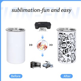 Icesip 30 Pack 12 OZ Sublimation Tumblers Blanks, Bulk Tumbler Blank for Sublimation Cups with Lids and Straws, Stainless Steel Double Wall Insulated Straight