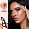 4PCS Eyeliner Stencil, Eyeshadow Applicators, Eyetour Eyeshadow Tool, 3-in-1 Eyebrow,
