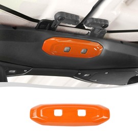 Voodonala for Jeep Wrangler JL 2024+ Interior Roof Center Readling Lamp Panel Cover Compatible with Jeep Wrangler JL JT 2024+(ABS,Orange)
